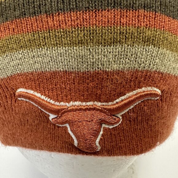 University of Texas Longhorn Knit Beanie One Size Unisex Burnt Orange - Picture 2 of 6